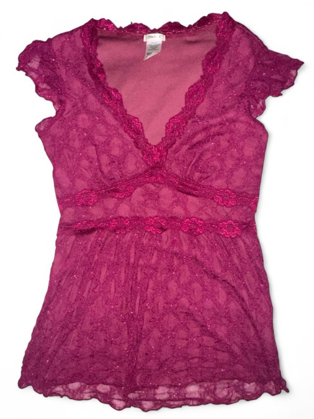 Purple Lace Top